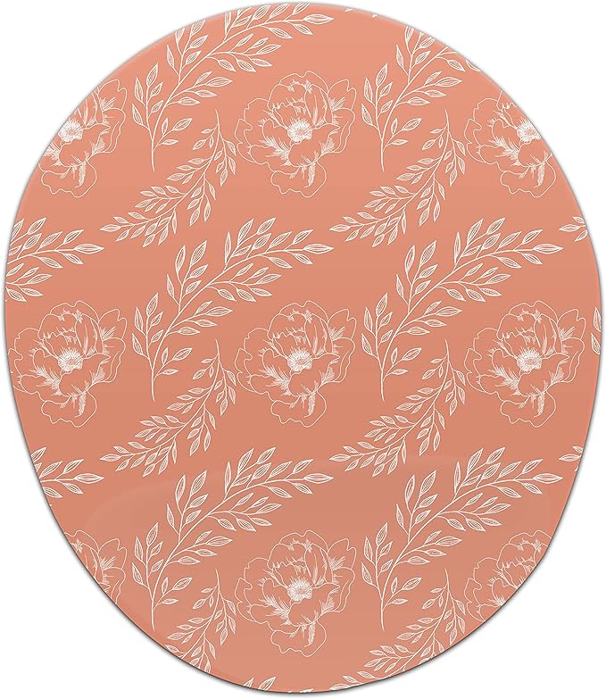 Ergonomic Mouse Pad with Wrist Rest Digital Printed Mouse Mat for Tendon Sheath Problems Non-Slip Base for Office and Home Size: 20 x 23 cm