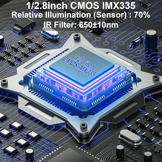 MMlove 5MP USB Camera Module 30FPS Webcam 80° Viewing Angle No Distortion Lens Lightburn Camera 1944P Industrial Security Camera USB2.0 for VR Face Recognition StreamingPC/Laptop/Raspberry Pi