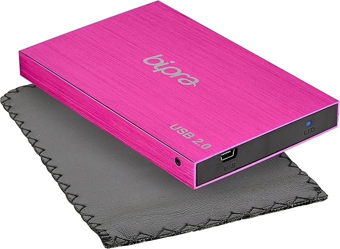 400Gb 400 Gb 2.5 USB 2.0 External Pocket Slim Hard Drive - Sweet Pink - Ntfs (400Gb)