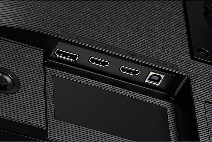 SAMSUNG FT45 Series 24-Inch FHD 1080p Computer Monitor 75Hz IPS Panel HDMI DisplayPort USB Hub Height Adjustable Stand 3 Yr WRNTY (LF24T454FQNXGO)Black