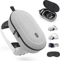 Syntech Hard Carrying Case Compatible with Meta Quest 3S/Quest 3/Oculus Quest 2/VP/Pico4 Accessories VR Headset with Elite Strap Touch Controllers for Travel Storage (Do Not Fit 3rd-party Headstrap)