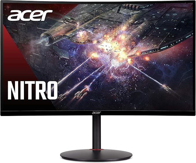 Acer 27 1500R Curved 240Hz Gaming Monitor Bundle with HyperX Cloud Alpha Gaming Headset