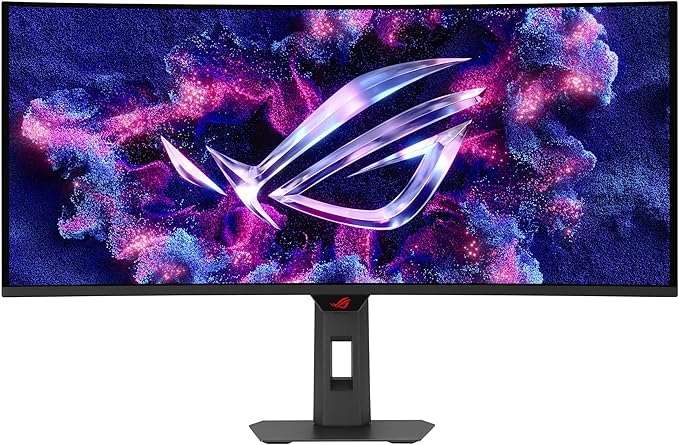 ASUS ROG Strix 34” Ultrawide QD-OLED HDR Gaming Monitor (XG34WCDG) - 3440x1440 175Hz 0.03ms OLED Care Pro True 10-bit G-SYNC Compatible DisplayWidget Extreme Low Motion Blur 3 yr Warranty