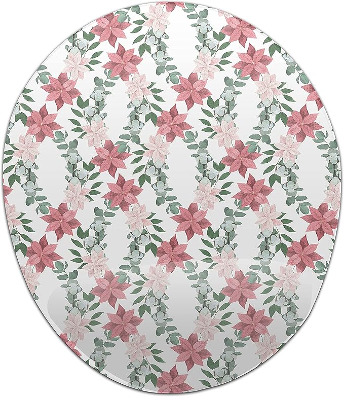 Ergonomic Mouse Pad with Wrist Rest Digital Printed Mouse Mat for Tendon Sheath Problems Non-Slip Base for Office and Home Size: 20 x 23 cm