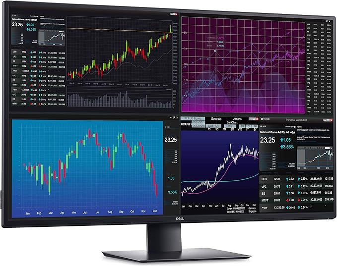 Dell U4320Q UltraSharp 43 Inch 4K UHD Computer Monitor - IPS Gaming Display HDMI USB-C PC Monitor for High-Performance Gaming and Workstations (Renewed)
