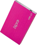 2.5 USB 2.0 External Pocket Slim Hard Drive - Sweet Pink - FAT32 (400GB)