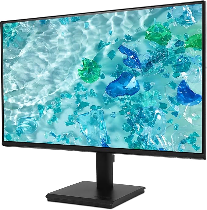 acer Vero V7 V247 Gbmipx 24 FHD IPS Monitor with 4ms Response Time Anti Glare VESA Mount (100mm) HDMI VGA &amp Dockztorm USB Port Expander Black Color (UM.QV7AA.G05)