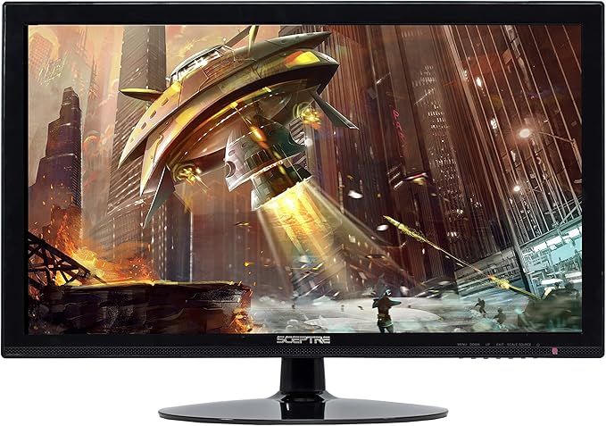 Sceptre 24 Inch Prime Monitor 99% sRGB Build-in Speakers HDMI x2 VGA Machine Black 2025 (E248W Series)