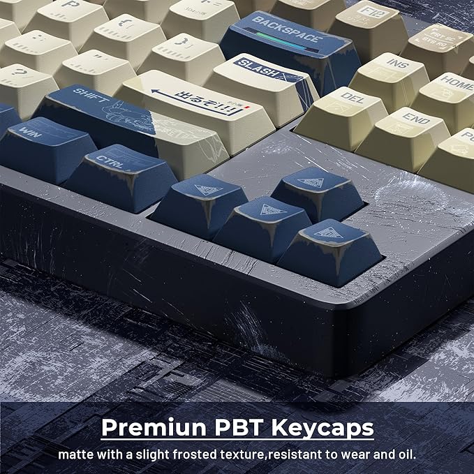 XVX Japanese Anime Keycaps- Retro PBT Keyboard CapsDye Sublimation Keyboard Keycaps with Cherry Profile134 Keys Keycap Sets for Mechanical Keyboards - Only Key caps