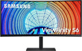 SAMSUNG 34” ViewFinity S65UA Series Ultrawide QHD Curved Monitor HDR10 100Hz 350 nit USB- C Adjustable Stand Intelligent Eye Care LS34A650UBNXGO Black