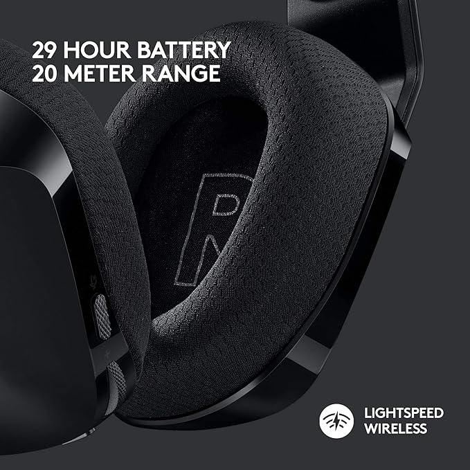 Logitech G733 Lightspeed Wireless Gaming Headset Suspension Headband Lightsync RGB Blue VO!CE Mic PRO-G Audio – Black Gaming Headset Wireless PC PS5 PS4 Switch Compatible