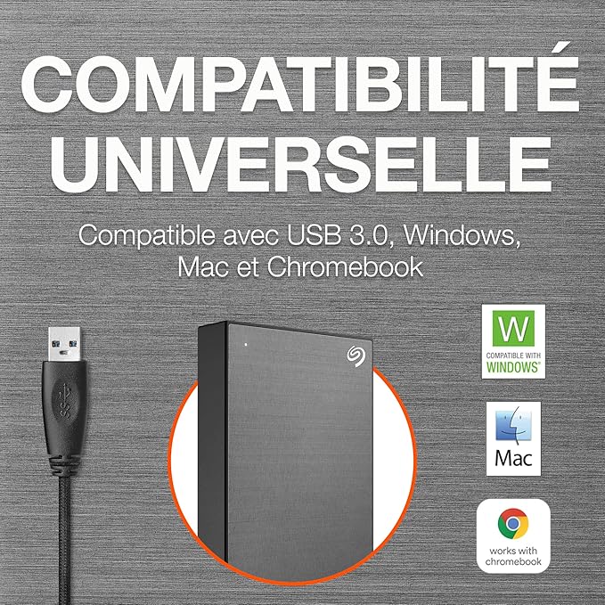 Seagate One Touch 4TB Password Activated Hardware encryption Portable External Hard Drive Portable External Hard Drive PC Notebook &amp Mac USB 3.0 Space Gray (STKZ4000404)