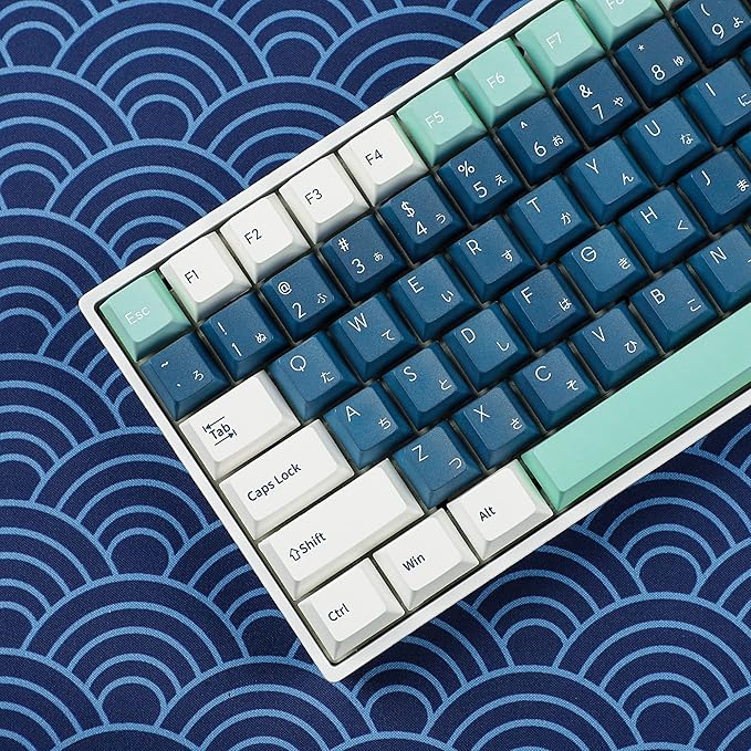 145 Heraldry Cherry Profile Dye Sub Thick PBT 5 Sides Mac Keycaps Set for ANSI 104 87 61 96 75 GMMK NCR80 Mx Keyboard
