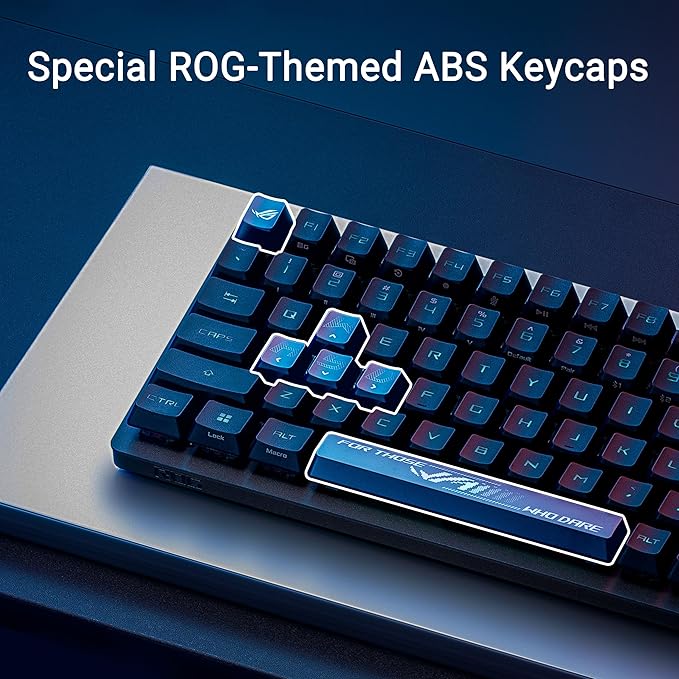 ASUS ROG Strix Scope II 96 RX Wireless Optical Gaming Keyboard – 96% Full-Size Tri-Mode Connectivity Pre-lubed ROG RX Red Linear Switches PBT Keycaps RGB PC/Mac Support - Black