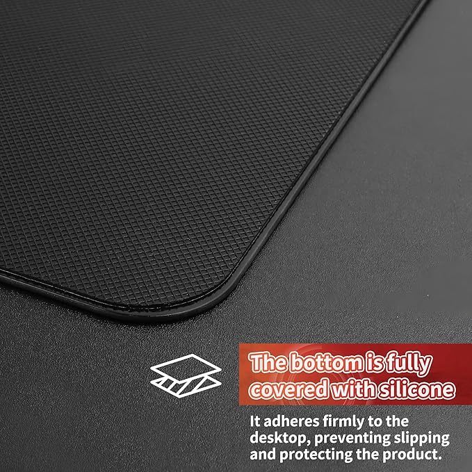 2.0 Ultra-Thin Tempered Glass Gaming Mouse Pad Designed for FPS Full-Coverage Anti-Slip BaseEtched Surface1.6mm Thin Glass LayerRedefine Your Shooting Experience(Black400mm*480mm)