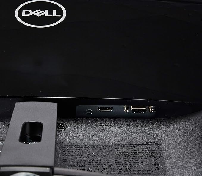 Dell 27 LED Backlit LCD Monitor SE2719H IPS Full HD 1080p 1920x1080 at 60 Hz HDMI VGA Black