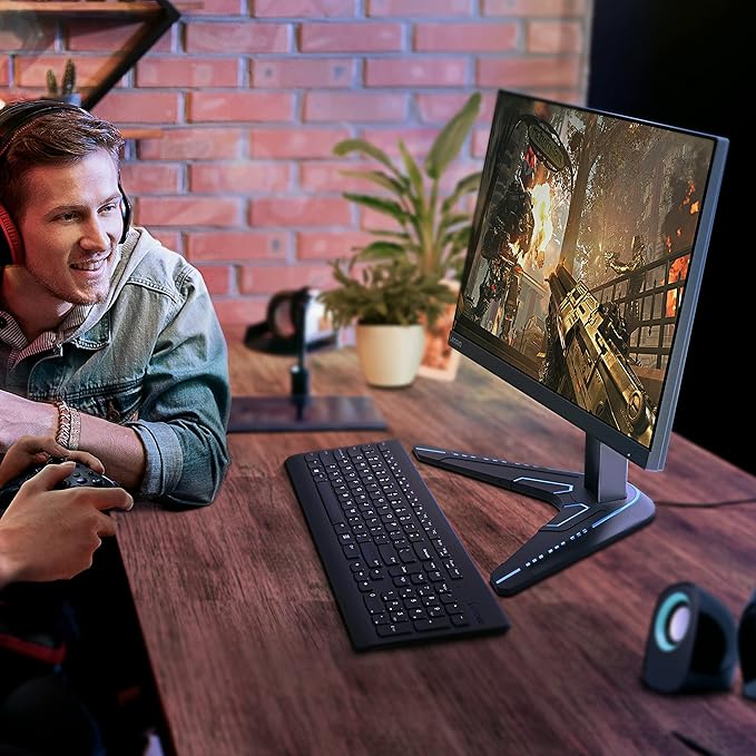 Lenovo G27e-20-2022 - Gaming Monitor - 27 Inch FHD - 100 Hz - AMD FreeSync Premium - Blue Light Certified - Tilt/Height Adjustable Stand - HDMI &amp DP