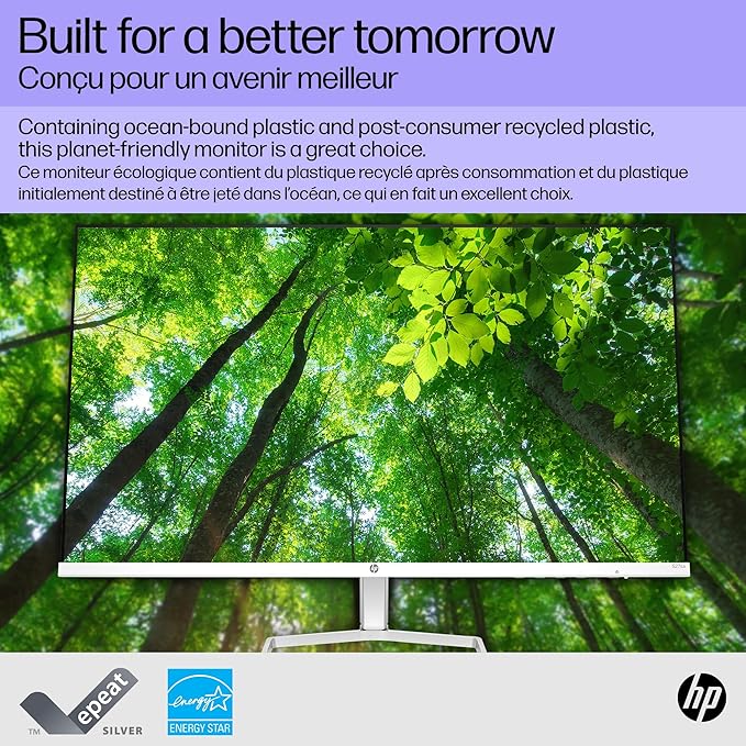 HP Series 5 27 inch FHD Monitor Full HD Display (1920 x 1080) IPS Panel 99% sRGB 1500:1 Contrast Ratio 300 nits Eye Ease with Eyesafe Certification 527sa (2024)