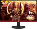 AOC G2490VX 24 Class Frameless Gaming Monitor FHD 1920x1080 1ms 144Hz FreeSync Premium 126% sRGB / 93% DCI-P3 3Yr Re-Spawned Zero Dead Pixels Black