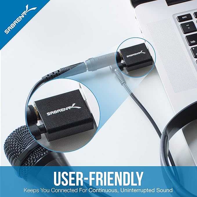 3 Port Aluminum Mini USB 3.0 Hub [90°/180° Degree Rotatable]+USB External Stereo Sound Adapter for Windows and Mac. Plug and Play No Drivers Needed