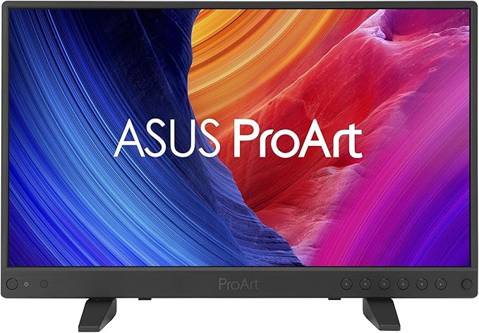 ASUS ProArt Display 15.6” 4K HDR SDI Professional Monitor (PA16USV) – UHD (3840 x 2160) IPS HDR-10 100% sRGB/Rec.709 ΔE&lt2 Calman Verified 12G-SDI HDMI USB-C 3 yr Warranty