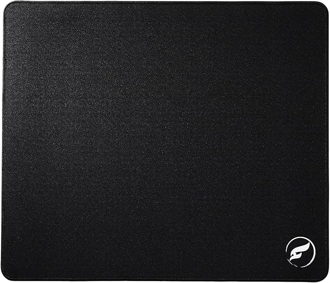 Odin Infinity V2 XL Gaming Mouse Pad - Hybrid Textured Cloth Stitched Edges Non-Slip Base 19 x 16.5 inches Black