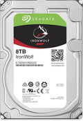 Seagate IronWolf 8Tb NAS Internal Hard Drive HDD – 3.5 Inch SATA 6GB/S 7200 RPM 256MB Cache for Raid Network Attached Storage (ST8000VN0022)Silver