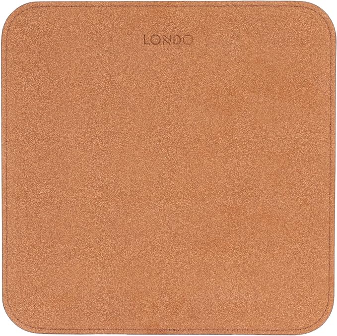 Londo Leather Mouse Pad with Wrist Rest – Ergonomic Support Non-Slip Base Smooth Surface