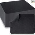 50 Pack Mouse Pads Bulk - Black Mouse Pad Set 8.66 x 7.09 Inches with Non-Slip Rubber Base for Computer Laptop Gaming Office Home Use (0.08 Inch Thickness)