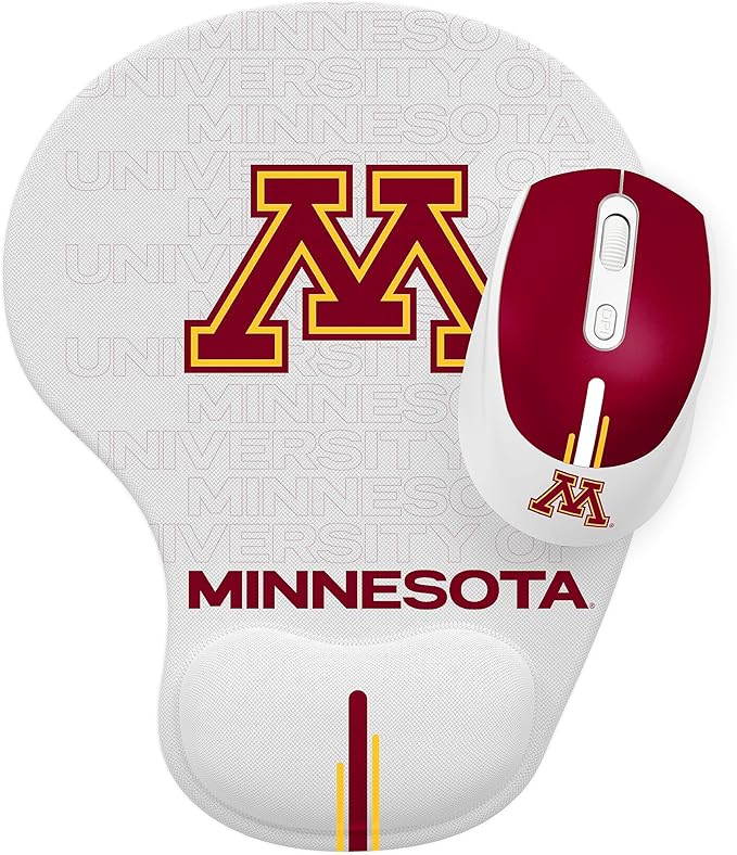 SOAR NCAA Unisex Wireless Mouse and Mouse Pad