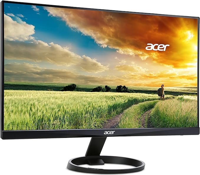 Acer R240HY Abmidx 23.8 Full HD (1920 x 1080) VA Monitor (HDMI DVI &amp VGA Ports)