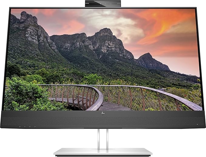 HP E27m G4 27 Class Webcam WQHD LCD Monitor - 16:9 - Black - 27 Viewable - in-Plane Switching (IPS) Technology - 2560 x 1440-300 Nit - 5 ms - Speakers - HDMI - DisplayPort - USB Hub