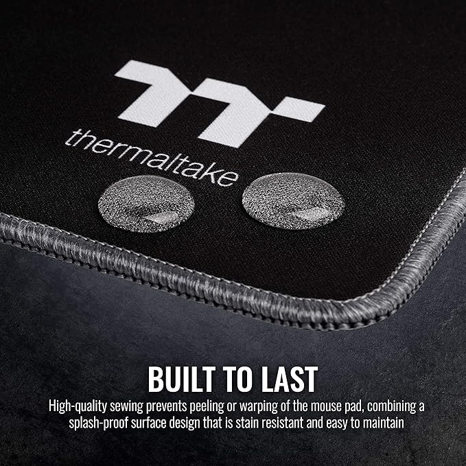 Thermaltake M700 Smooth Surface/Solid Sewing Edge/Splash-Proof/Anti-Slip Rubber Base 900mm x 400mm Gaming Mouse Pad MP-TTP-BLKSXS-01
