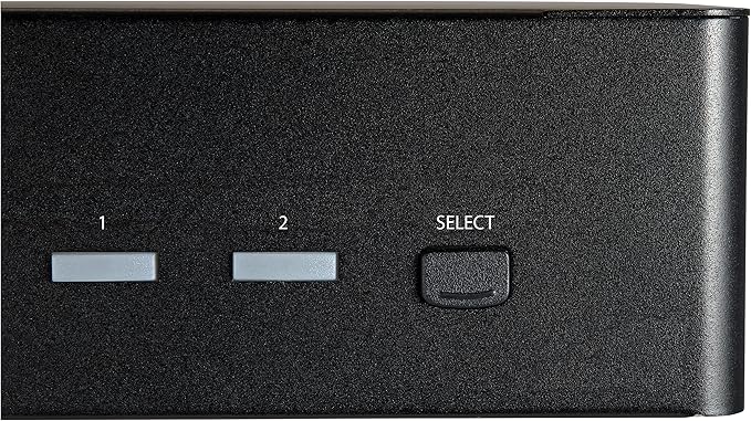StarTech.com 2 Port Dual Monitor HDMI KVM Switch - 4K 60Hz Ultra HD HDR - Desktop 4K HDMI 2.0 KVM Switch with 2 Port USB 3.0 Hub (5Gbps) &amp 4X USB 2.0 HID Audio - Hotkey Switching - TAA