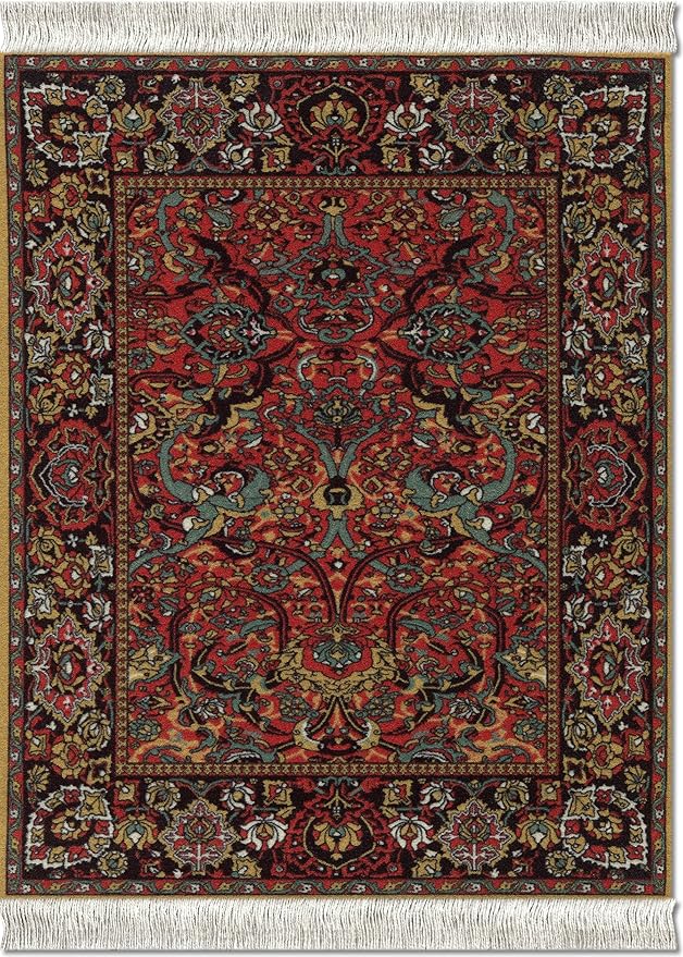 Lextra Mouserug Mouse Pad Floral Arabesque Computer Mouse Oriental Rug